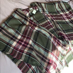 Plaid Francesca’s shawl